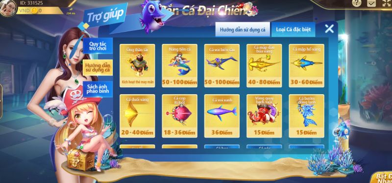 Game bắn cá đại chiến có tỷ lệ trả thưởng khủng