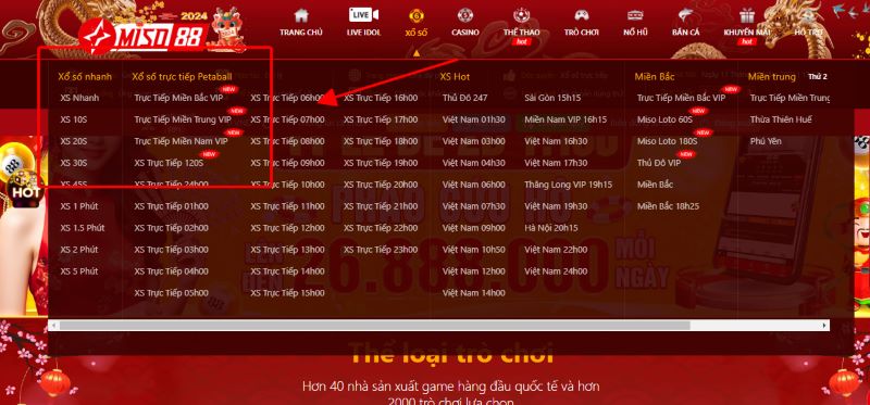 Hướng dẫn cách tham gia chơi xổ số live tại Miso88 