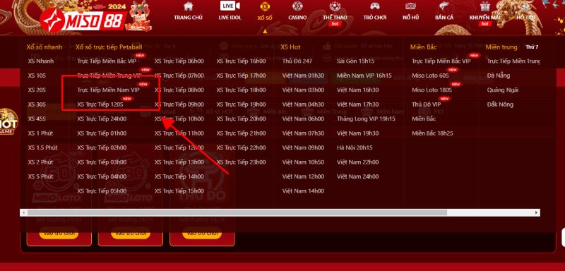 Hướng dẫn tham gia xổ số miền Nam trên Miso88 