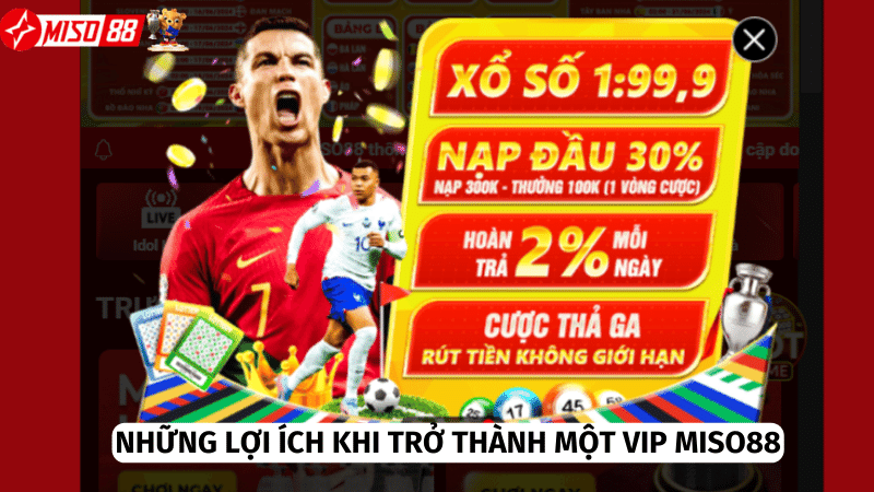 Nhiều lợi ích và ưu đãi cho các thành viên Vip 